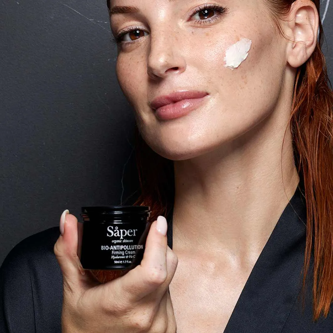 Crema reafirmante facial antipolución: hialurónico y vitamina C para piel normal o seca - Image 3