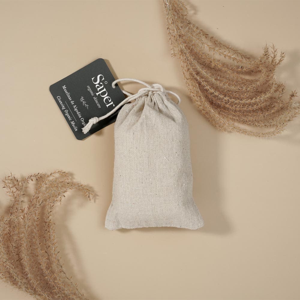 Muselinas orgánicas suaves de algodón BIO para desmaquillar y limpieza facial - Image 3